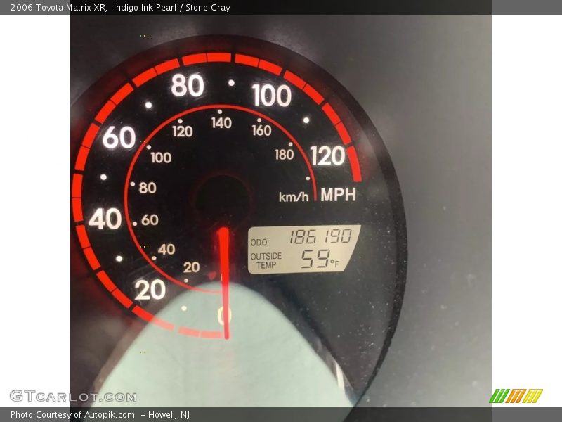 Indigo Ink Pearl / Stone Gray 2006 Toyota Matrix XR