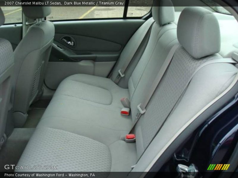 Dark Blue Metallic / Titanium Gray 2007 Chevrolet Malibu LT Sedan