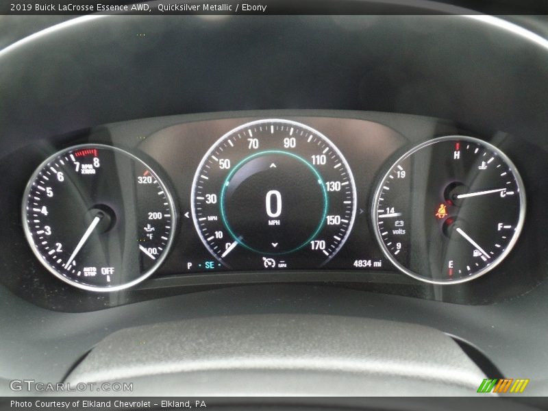 Quicksilver Metallic / Ebony 2019 Buick LaCrosse Essence AWD