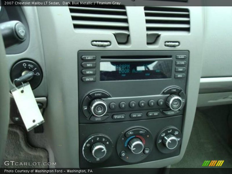Dark Blue Metallic / Titanium Gray 2007 Chevrolet Malibu LT Sedan