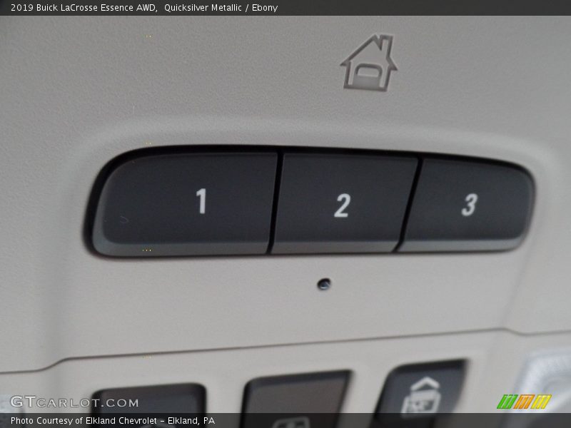 Quicksilver Metallic / Ebony 2019 Buick LaCrosse Essence AWD