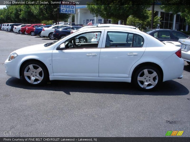 Summit White / Gray 2009 Chevrolet Cobalt LT Sedan