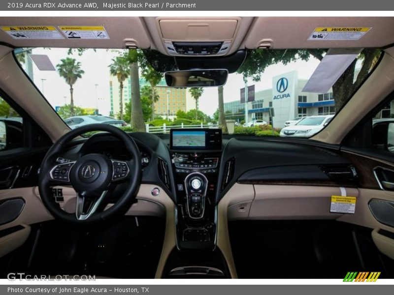 Majestic Black Pearl / Parchment 2019 Acura RDX Advance AWD
