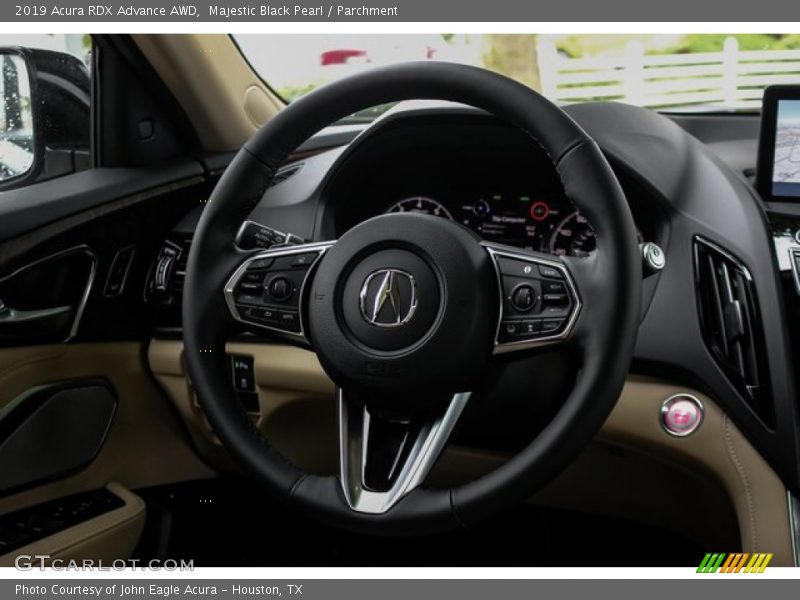 Majestic Black Pearl / Parchment 2019 Acura RDX Advance AWD