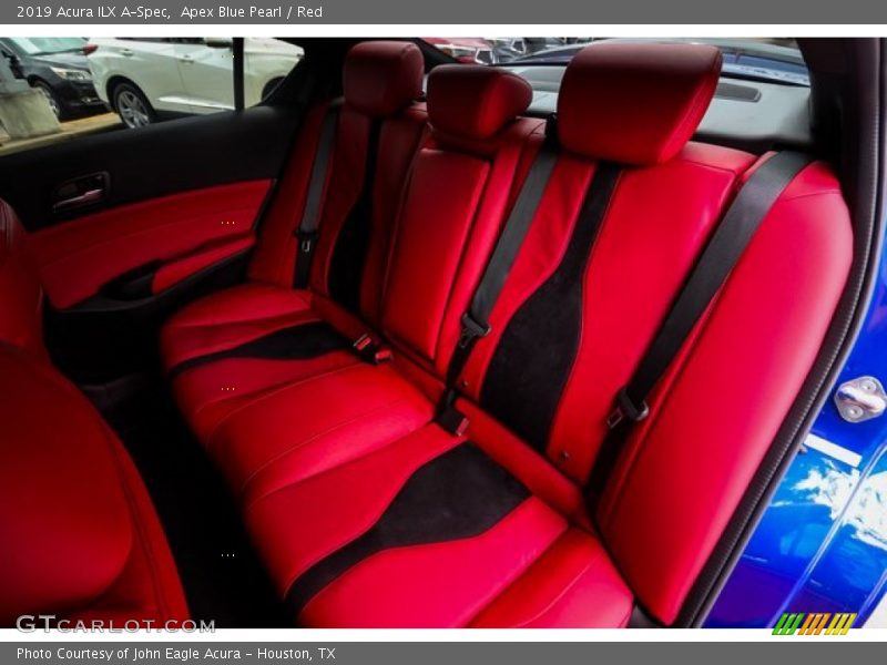 Apex Blue Pearl / Red 2019 Acura ILX A-Spec