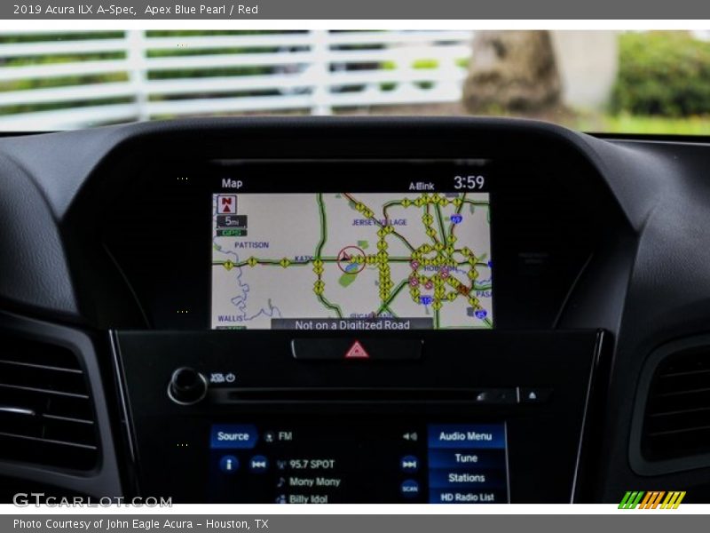 Navigation of 2019 ILX A-Spec