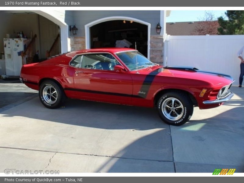 Red / Black 1970 Ford Mustang Fastback