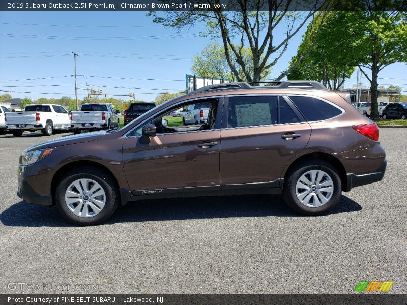 2019 Outback 2.5i Premium Cinnamon Brown Pearl