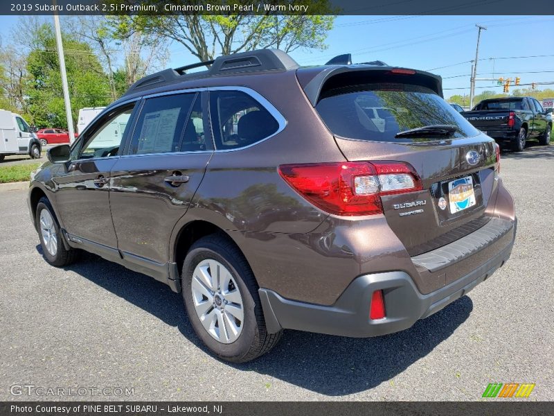 Cinnamon Brown Pearl / Warm Ivory 2019 Subaru Outback 2.5i Premium