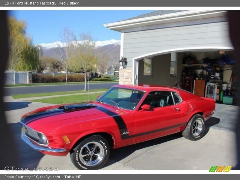 Red / Black 1970 Ford Mustang Fastback