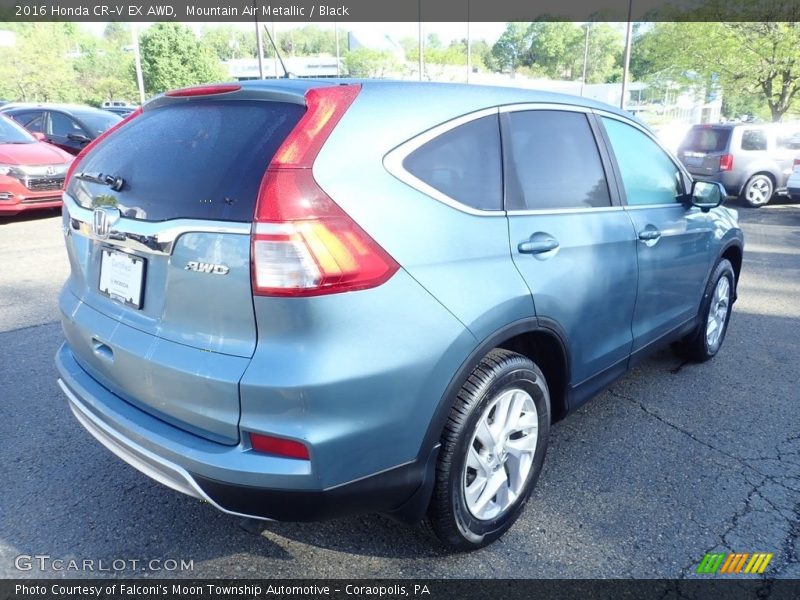 Mountain Air Metallic / Black 2016 Honda CR-V EX AWD
