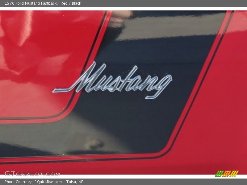 Red / Black 1970 Ford Mustang Fastback