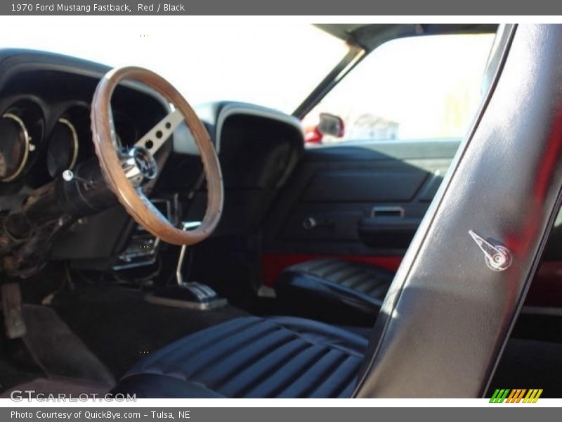 Red / Black 1970 Ford Mustang Fastback