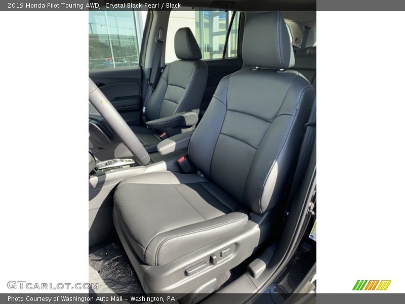 Crystal Black Pearl / Black 2019 Honda Pilot Touring AWD