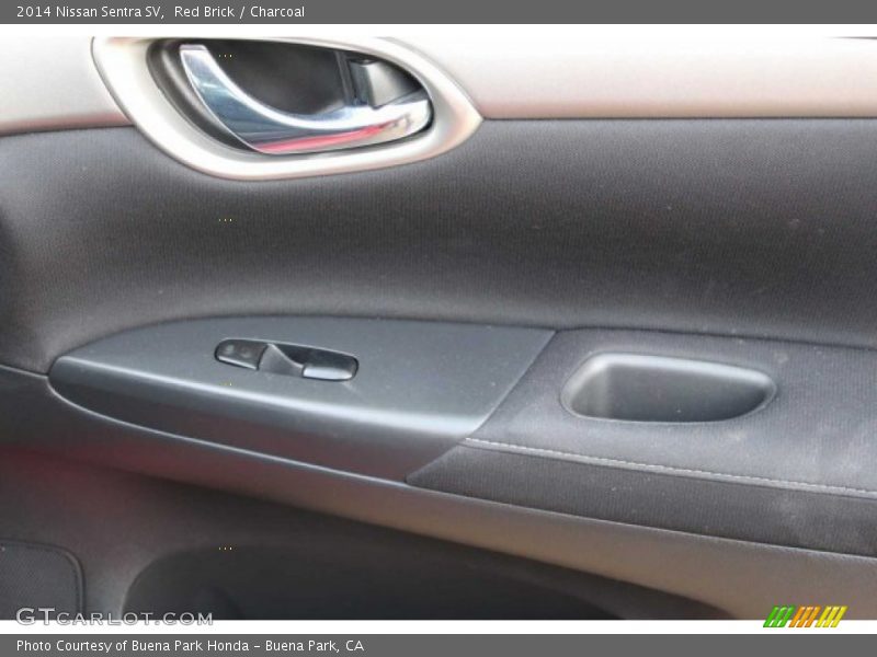 Red Brick / Charcoal 2014 Nissan Sentra SV