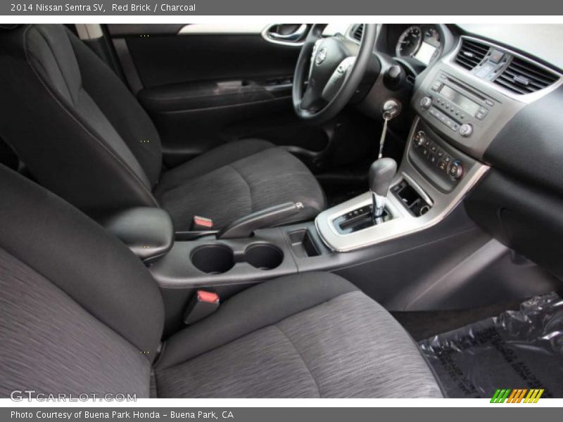 Red Brick / Charcoal 2014 Nissan Sentra SV