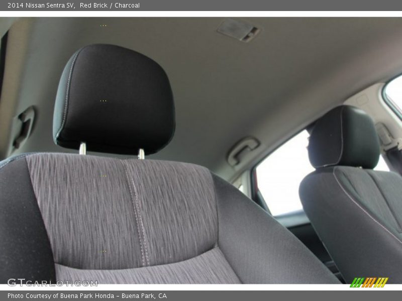 Red Brick / Charcoal 2014 Nissan Sentra SV
