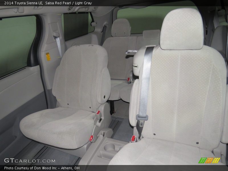 Salsa Red Pearl / Light Gray 2014 Toyota Sienna LE