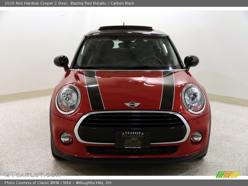 Blazing Red Metallic / Carbon Black 2016 Mini Hardtop Cooper 2 Door