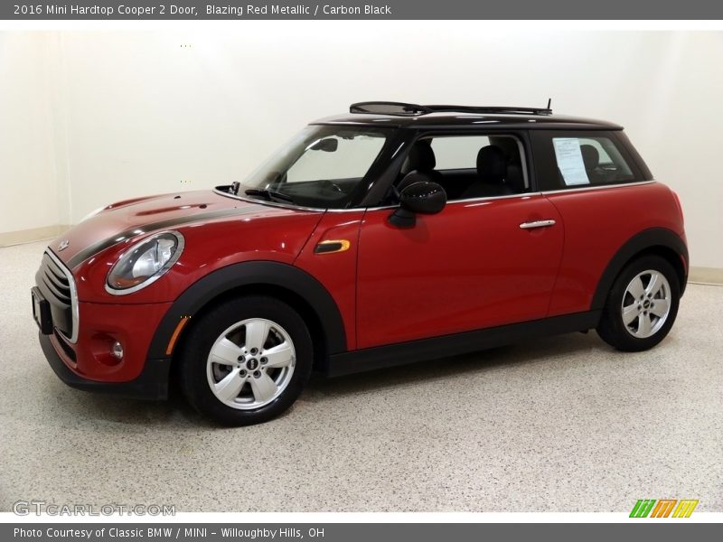 Blazing Red Metallic / Carbon Black 2016 Mini Hardtop Cooper 2 Door