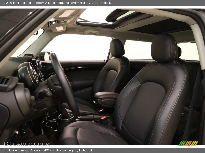 Blazing Red Metallic / Carbon Black 2016 Mini Hardtop Cooper 2 Door