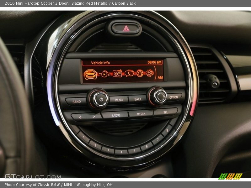 Blazing Red Metallic / Carbon Black 2016 Mini Hardtop Cooper 2 Door