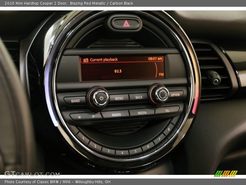 Blazing Red Metallic / Carbon Black 2016 Mini Hardtop Cooper 2 Door