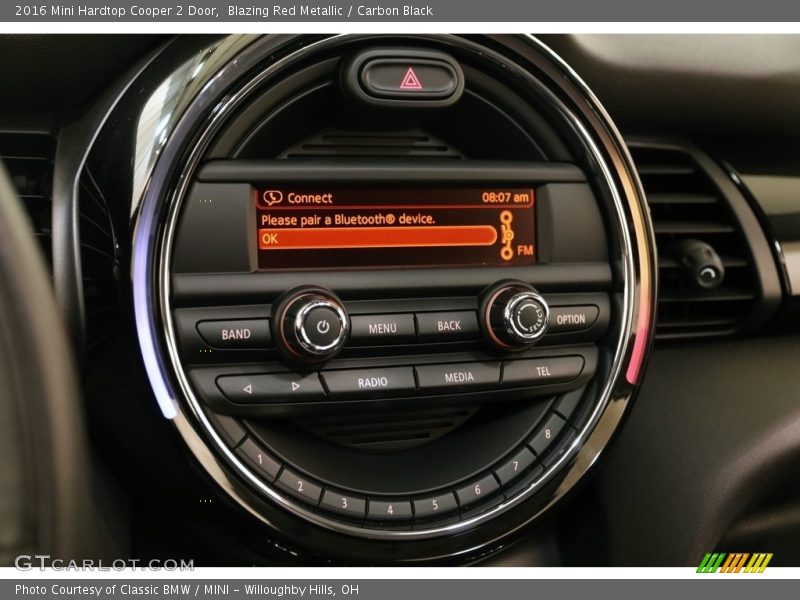 Blazing Red Metallic / Carbon Black 2016 Mini Hardtop Cooper 2 Door
