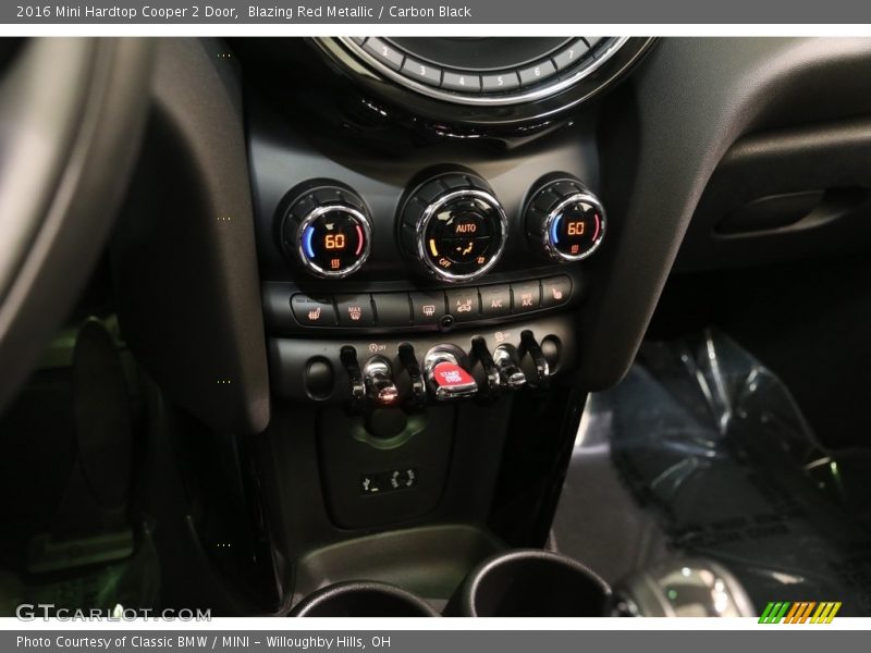 Blazing Red Metallic / Carbon Black 2016 Mini Hardtop Cooper 2 Door