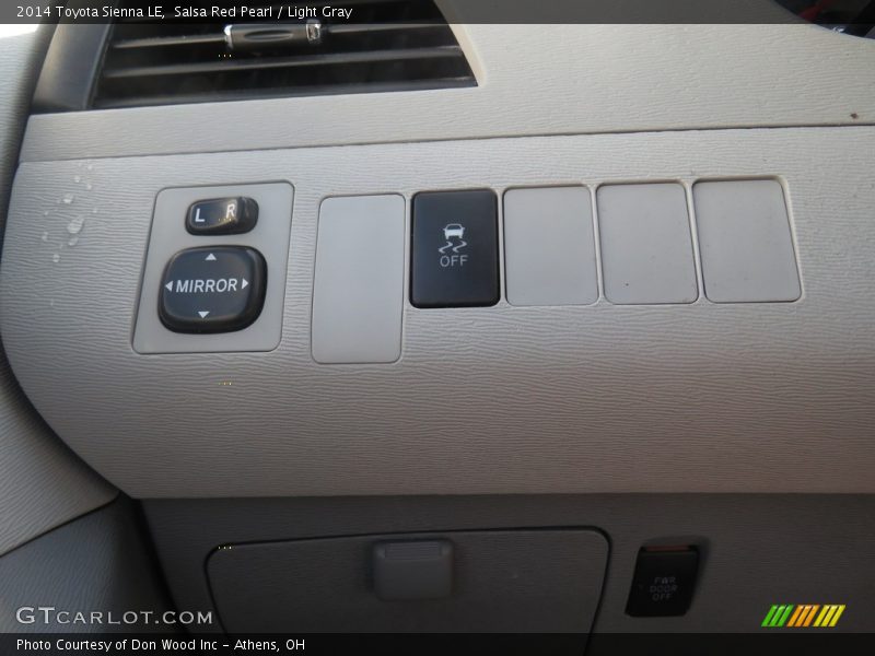 Salsa Red Pearl / Light Gray 2014 Toyota Sienna LE