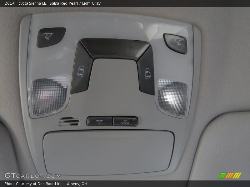 Salsa Red Pearl / Light Gray 2014 Toyota Sienna LE
