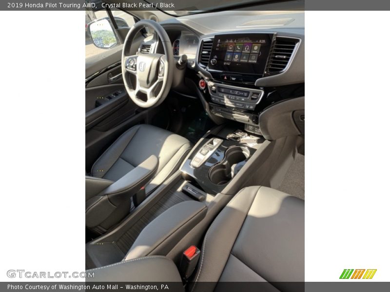 Crystal Black Pearl / Black 2019 Honda Pilot Touring AWD