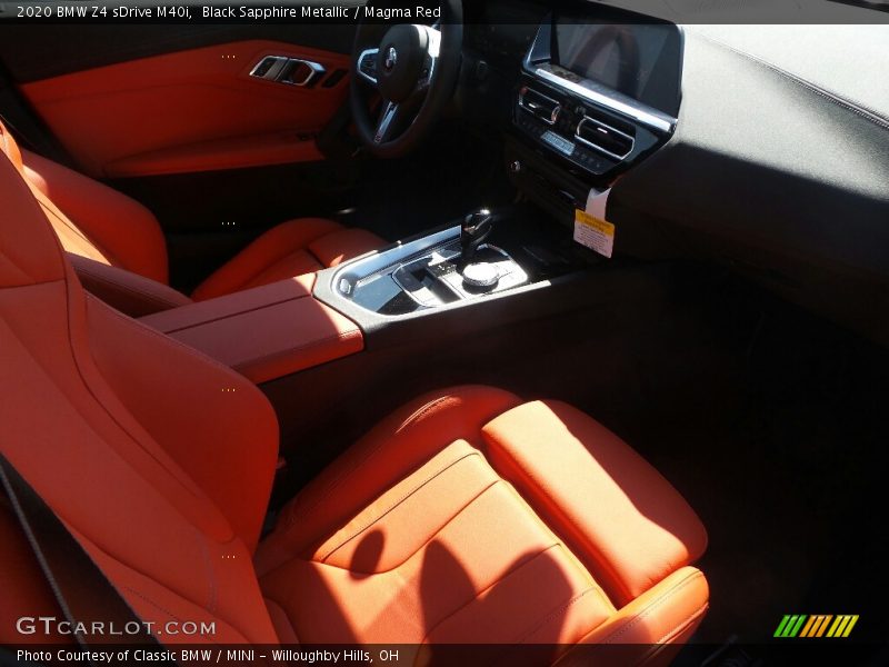 Black Sapphire Metallic / Magma Red 2020 BMW Z4 sDrive M40i