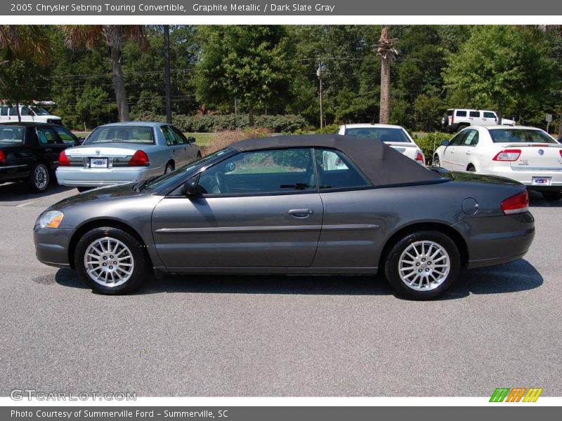 Graphite Metallic / Dark Slate Gray 2005 Chrysler Sebring Touring Convertible