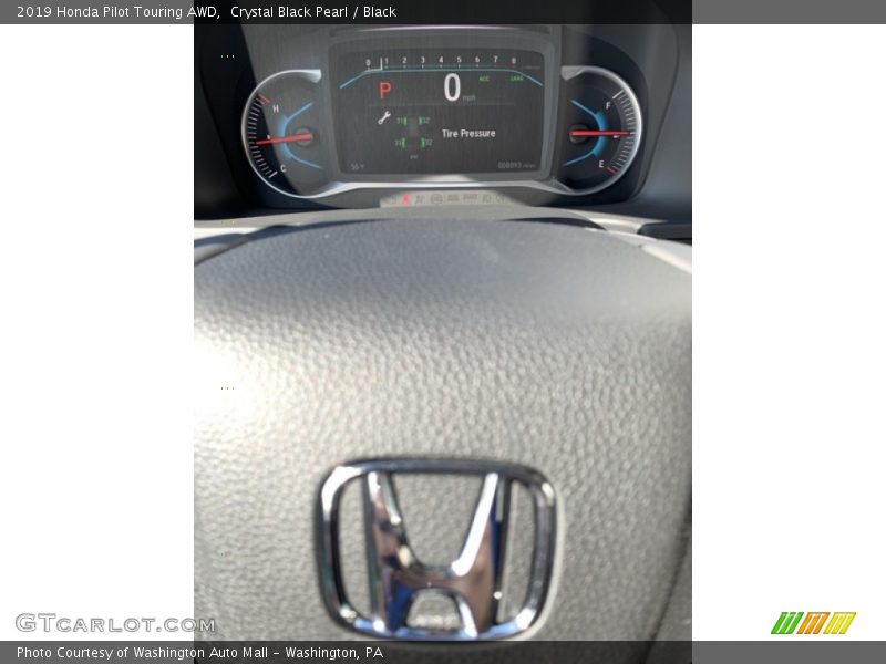 Crystal Black Pearl / Black 2019 Honda Pilot Touring AWD