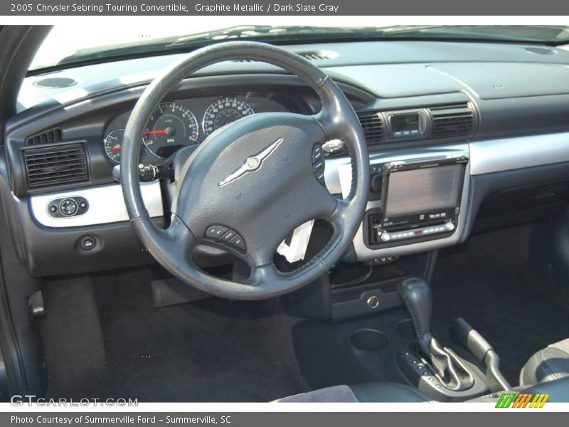 Graphite Metallic / Dark Slate Gray 2005 Chrysler Sebring Touring Convertible