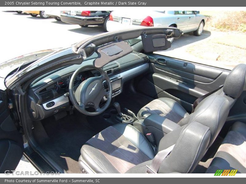 Graphite Metallic / Dark Slate Gray 2005 Chrysler Sebring Touring Convertible