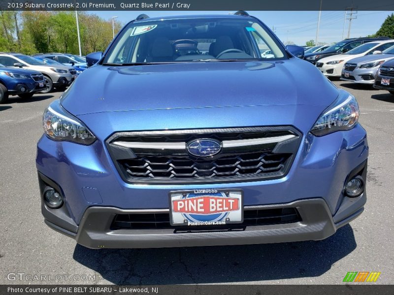 Quartz Blue Pearl / Gray 2019 Subaru Crosstrek 2.0i Premium