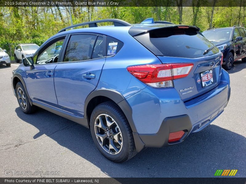 Quartz Blue Pearl / Gray 2019 Subaru Crosstrek 2.0i Premium