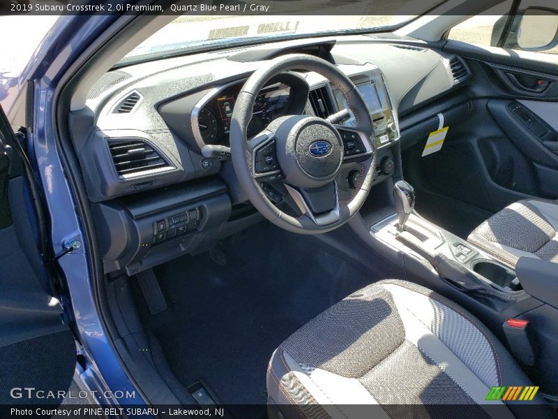 Quartz Blue Pearl / Gray 2019 Subaru Crosstrek 2.0i Premium