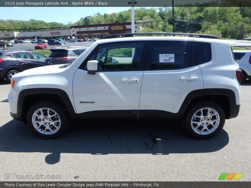 Alpine White / Black 2019 Jeep Renegade Latitude 4x4