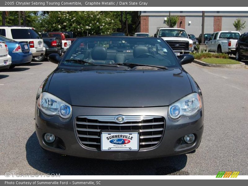 Graphite Metallic / Dark Slate Gray 2005 Chrysler Sebring Touring Convertible