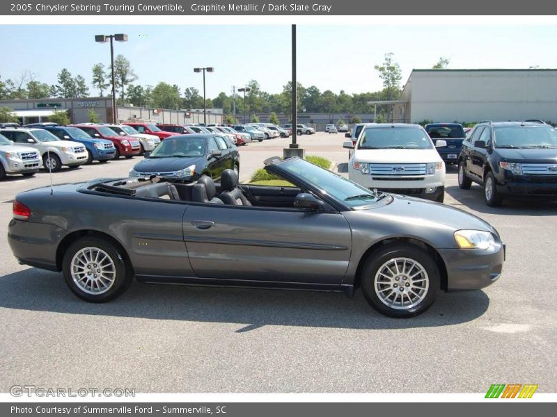 Graphite Metallic / Dark Slate Gray 2005 Chrysler Sebring Touring Convertible
