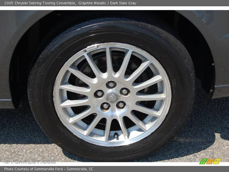 Graphite Metallic / Dark Slate Gray 2005 Chrysler Sebring Touring Convertible