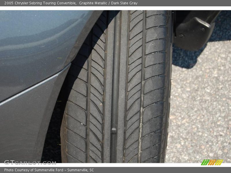 Graphite Metallic / Dark Slate Gray 2005 Chrysler Sebring Touring Convertible