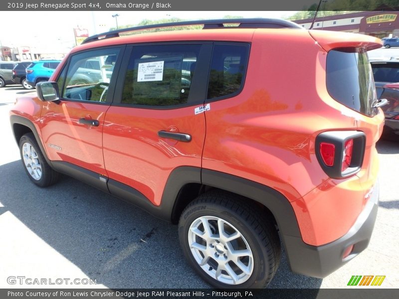 Omaha Orange / Black 2019 Jeep Renegade Sport 4x4