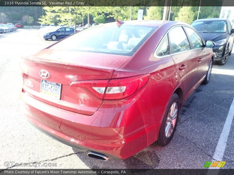 Venetian Red / Gray 2016 Hyundai Sonata SE