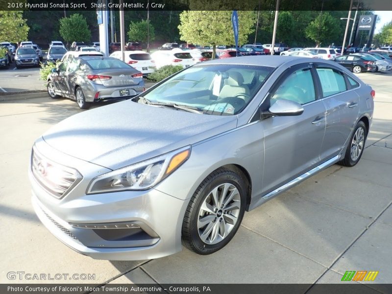 Shale Gray Metallic / Gray 2016 Hyundai Sonata Sport