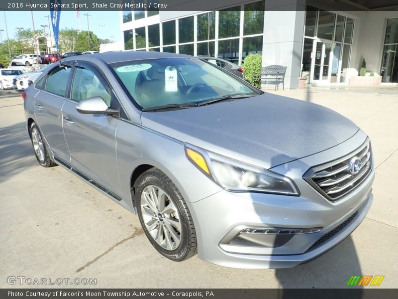 Shale Gray Metallic / Gray 2016 Hyundai Sonata Sport