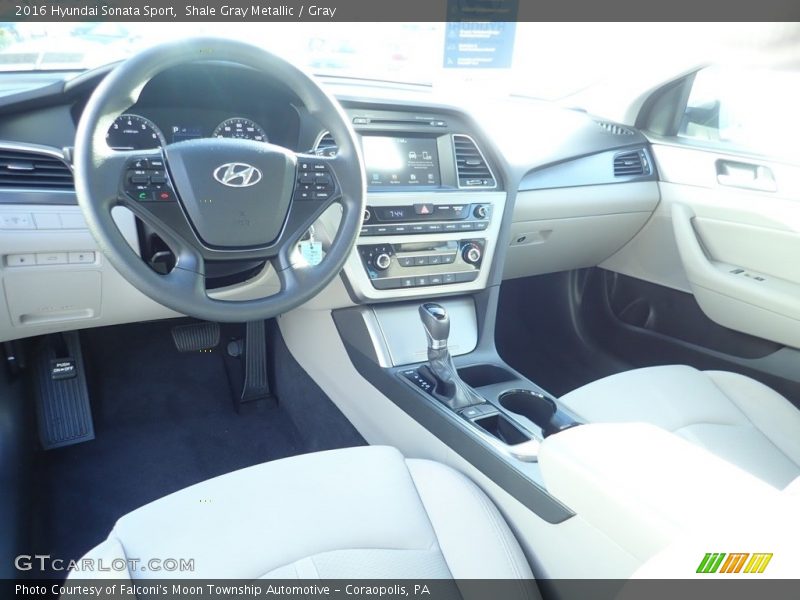 Shale Gray Metallic / Gray 2016 Hyundai Sonata Sport